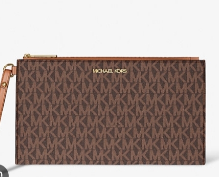 [S] MICHAEL KORS BROWN 35T4GTVW3B LG TZ WRISTLET, 196237919717 (SMK1215)