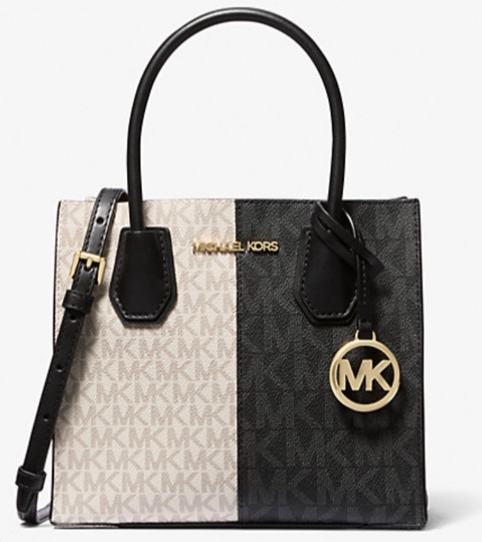 [S] MICHAEL KORS BLACK MULTI 35F4GM9M2B MERCER MD MESSENGER, 197853077348 (SMK1206)