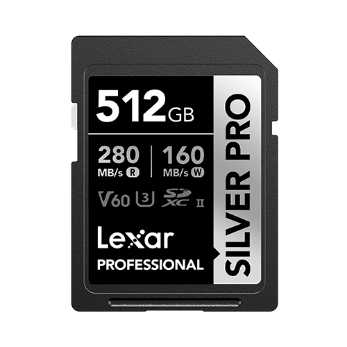Lexar® Professional SILVER PRO V60 SDXC™ UHS-II