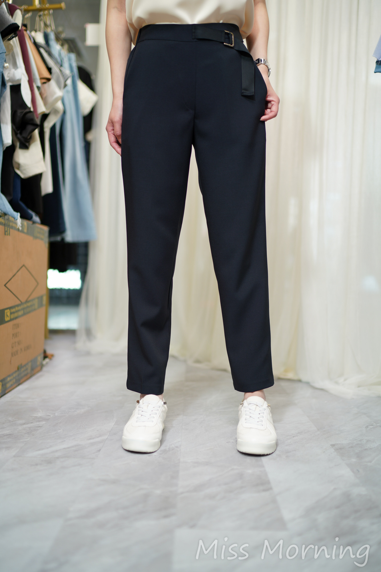 修腳顯瘦西褲(33922)