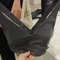 [S] CALVIN KLEIN GRAY SOFT SPORT MEDIUM IMPACT SPORTS BRA, SP40603065-408F200022 (SCK756)