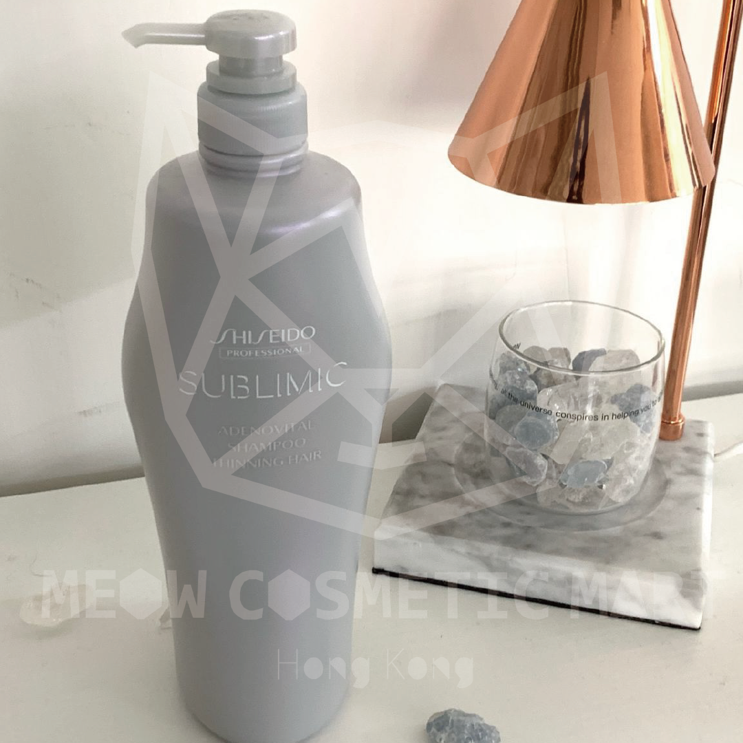 Shiseido - 新版 院線裝洗頭水Sublimic Adenovital Shampoo Thinning Hair 1L #灰色