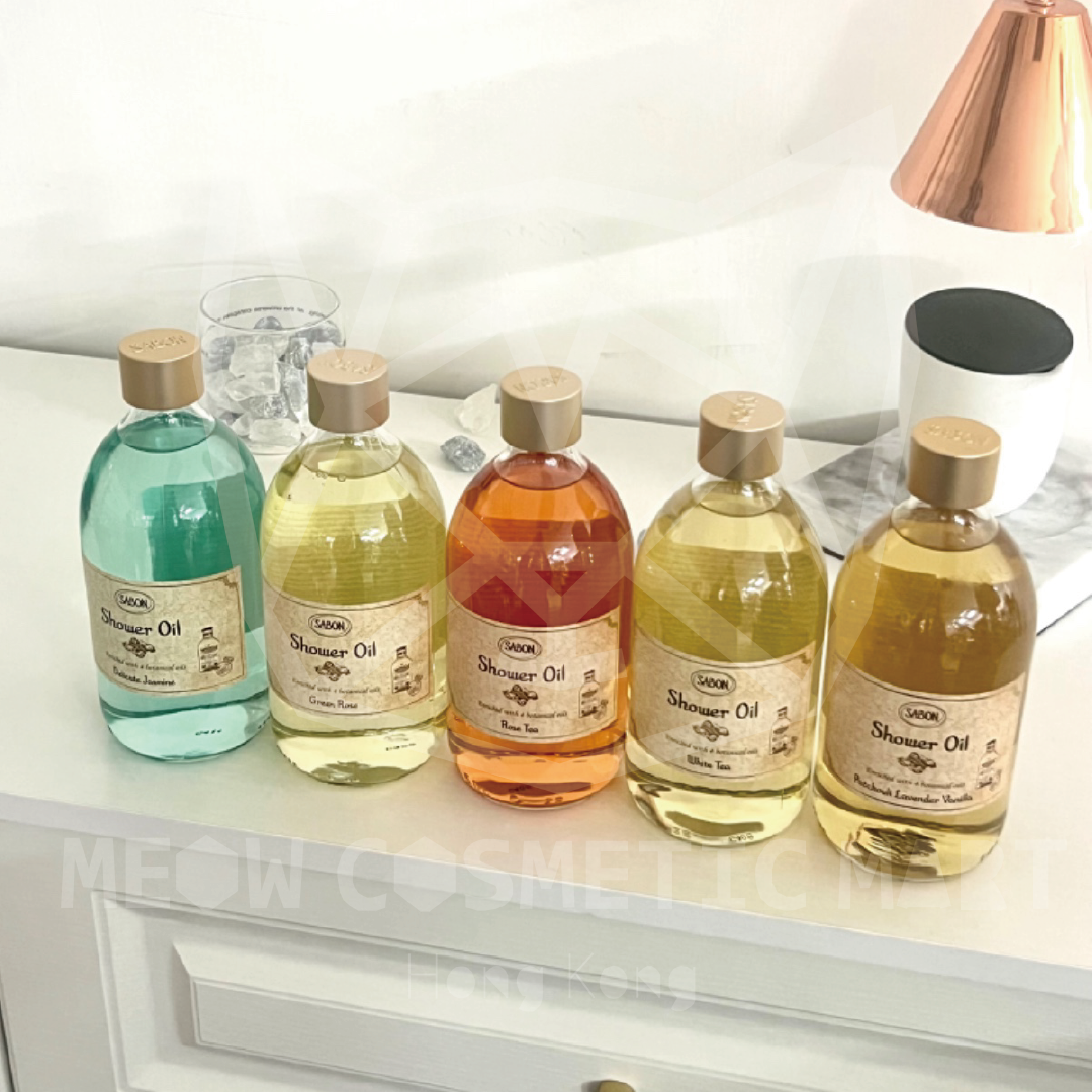 Sabon - Shower Oil 柔膚滋養沐浴油 300ml/500ml (#rose tea / #white tea / #lavender vanilla / #jasmine / #green rose)