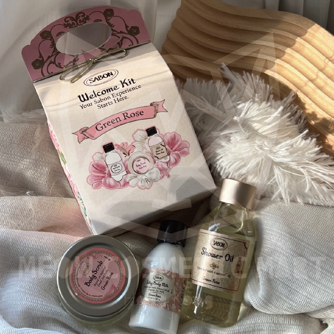 Sabon - Welcome Set #Green Rose 迷人翠綠玫瑰禮品套裝