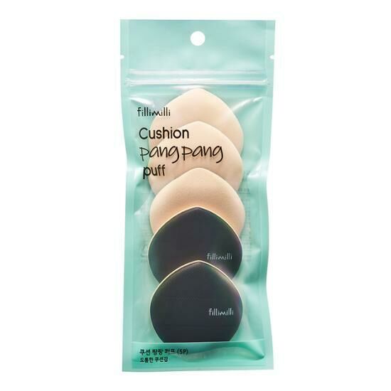 Fillimilli 黑色氣墊粉底粉樸 5個裝