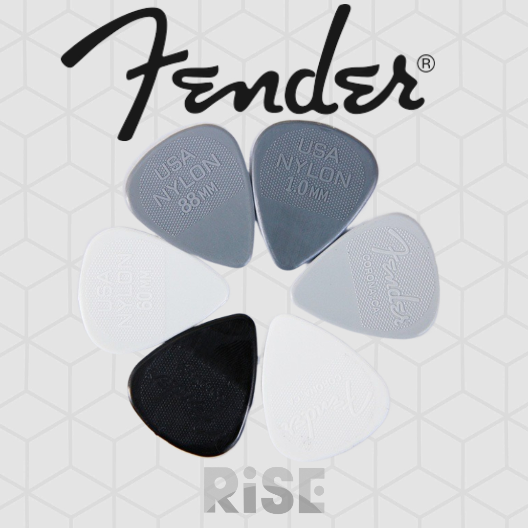 Fender Nylon 防滑表面 單片 Pick