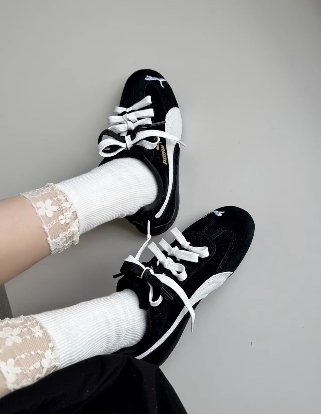 預購 PUMA Speedcat OG 黑白金 Rosé朴彩英代言同款