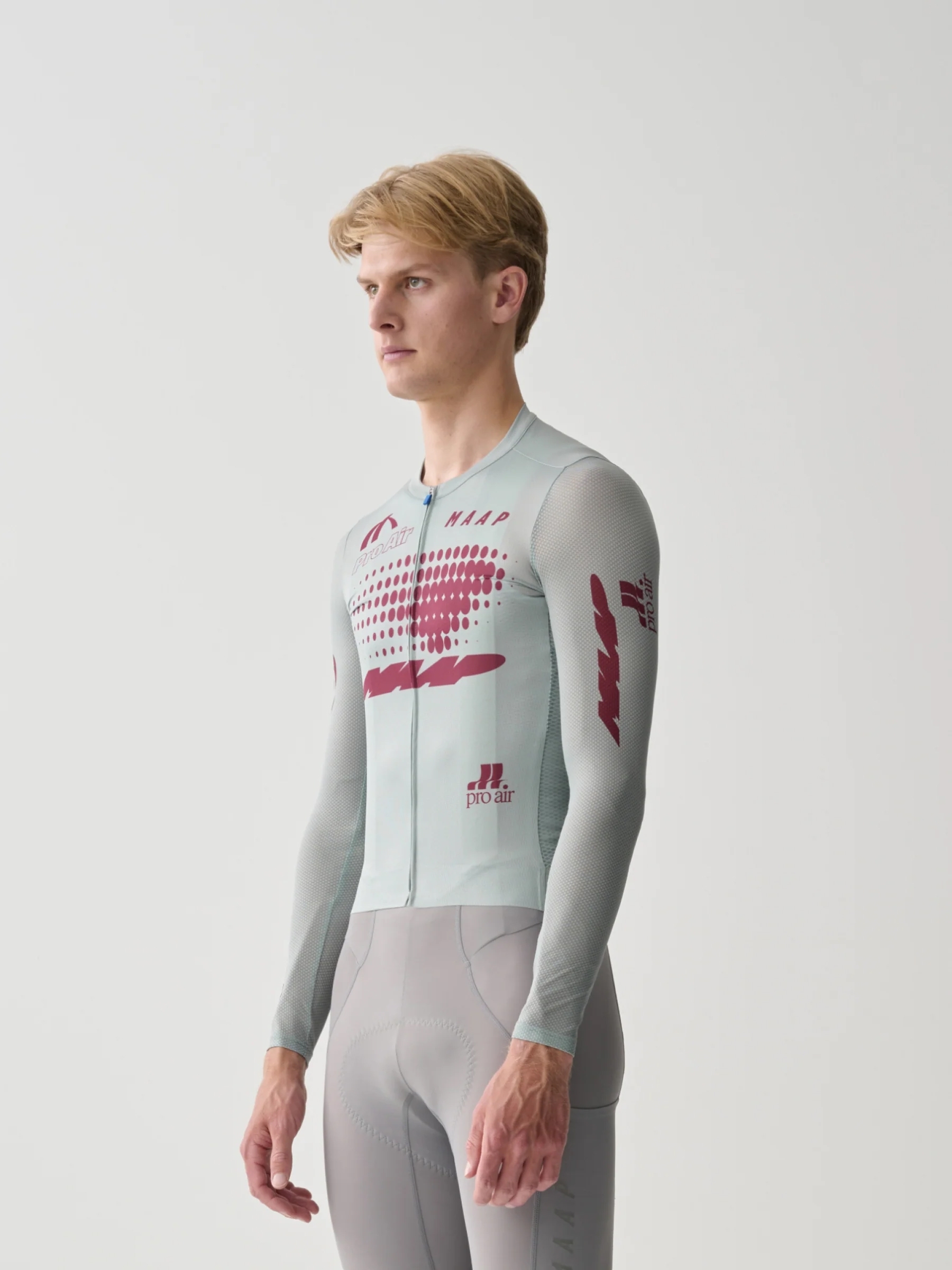 【MAAP】Aether Pro Air LS Jersey 3.0 男長車衣 / Dove 信鴿灰