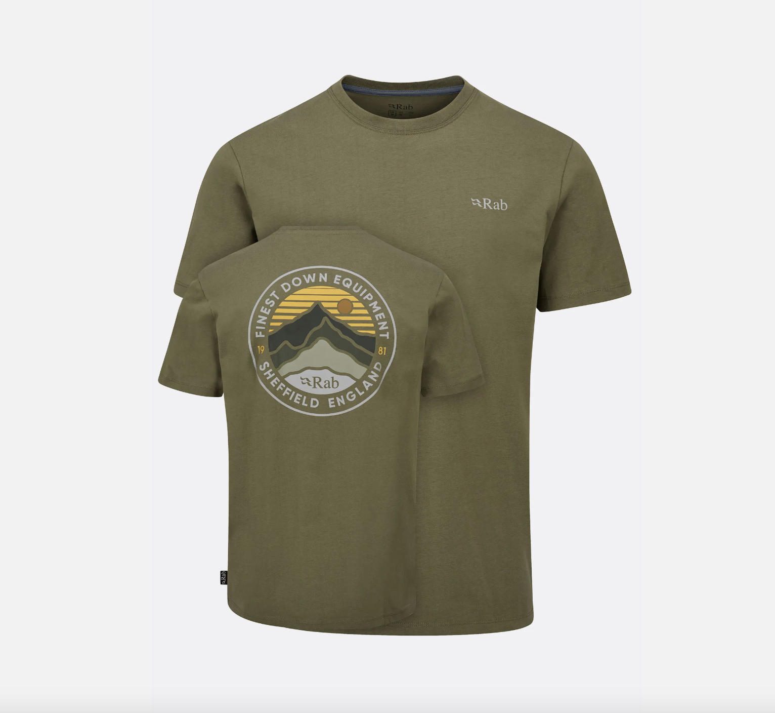 Rab Equipment Basecamp 3 Peak Tee 透氣柔軟綿Tee