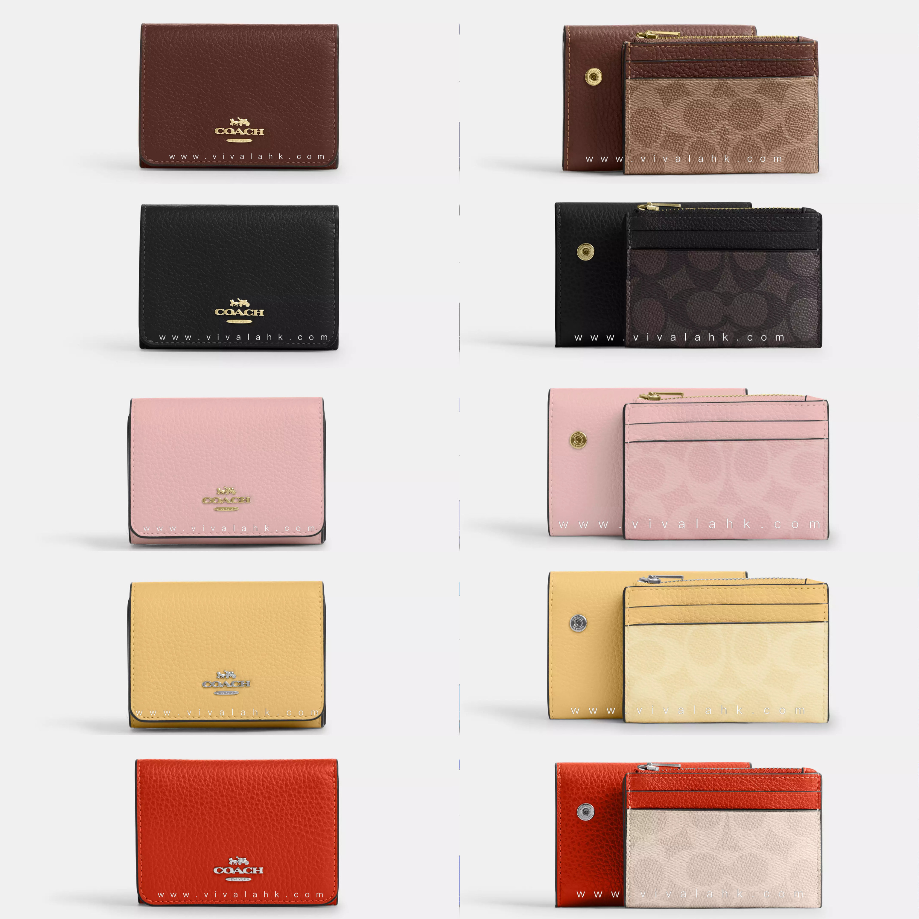 Coach - 2合1 短銀包+卡套 (CZ034)