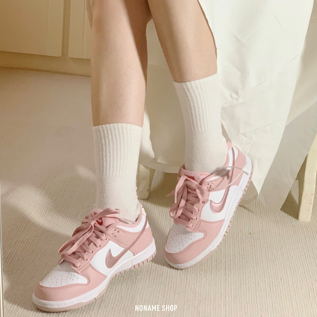 NIKE DUNK LOW NEXT NATURE "Pink Velvet" 天鵝絨粉 休閒鞋 (GS/大童)