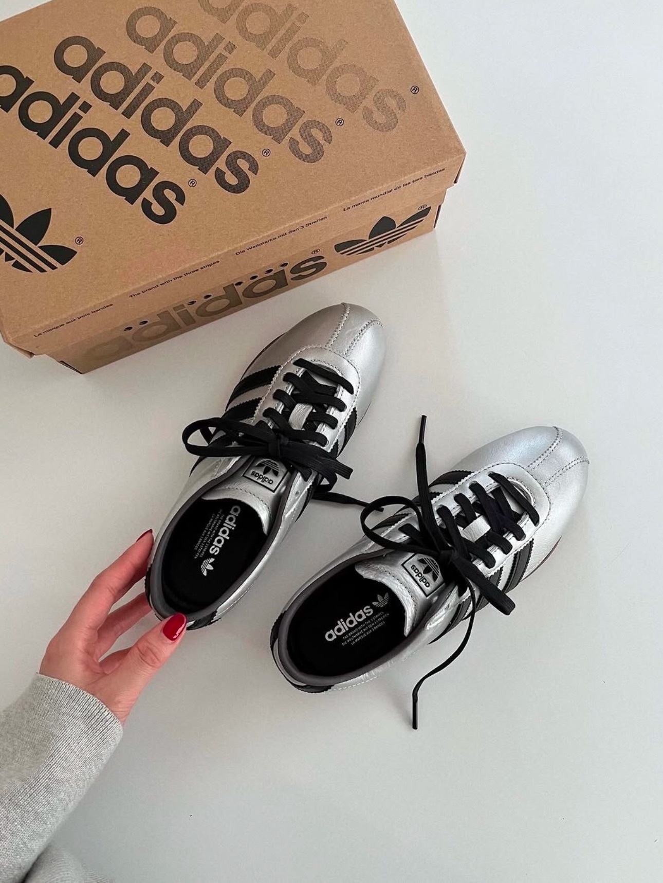 ADIDAS Originals Tokyo Decon 銀色銀黑拳擊鞋賽車鞋日本限定東京白銀