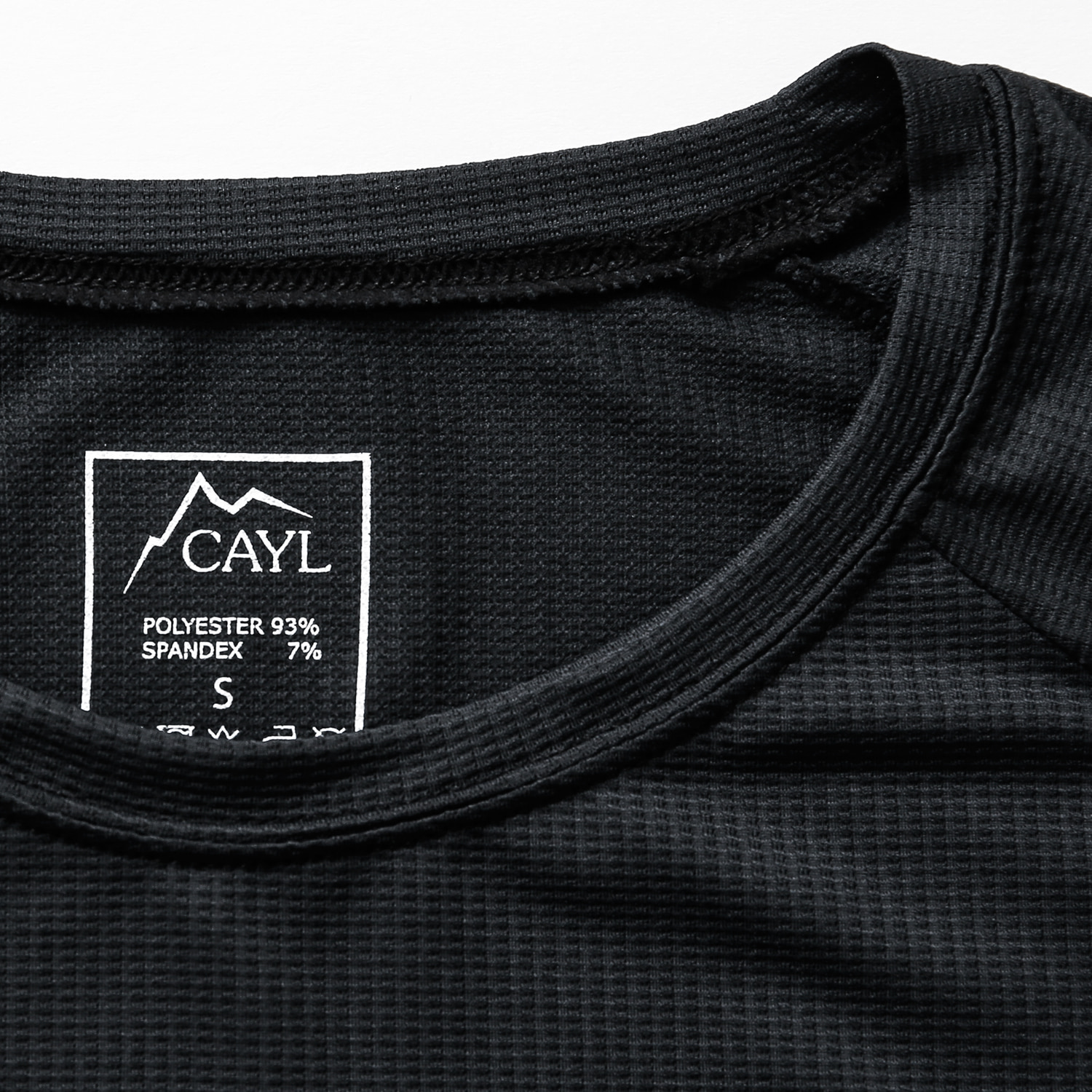 【CAYL】 25SS logo air short sleeve / stone CAYL LOGO AIR SHORT SLEEVE