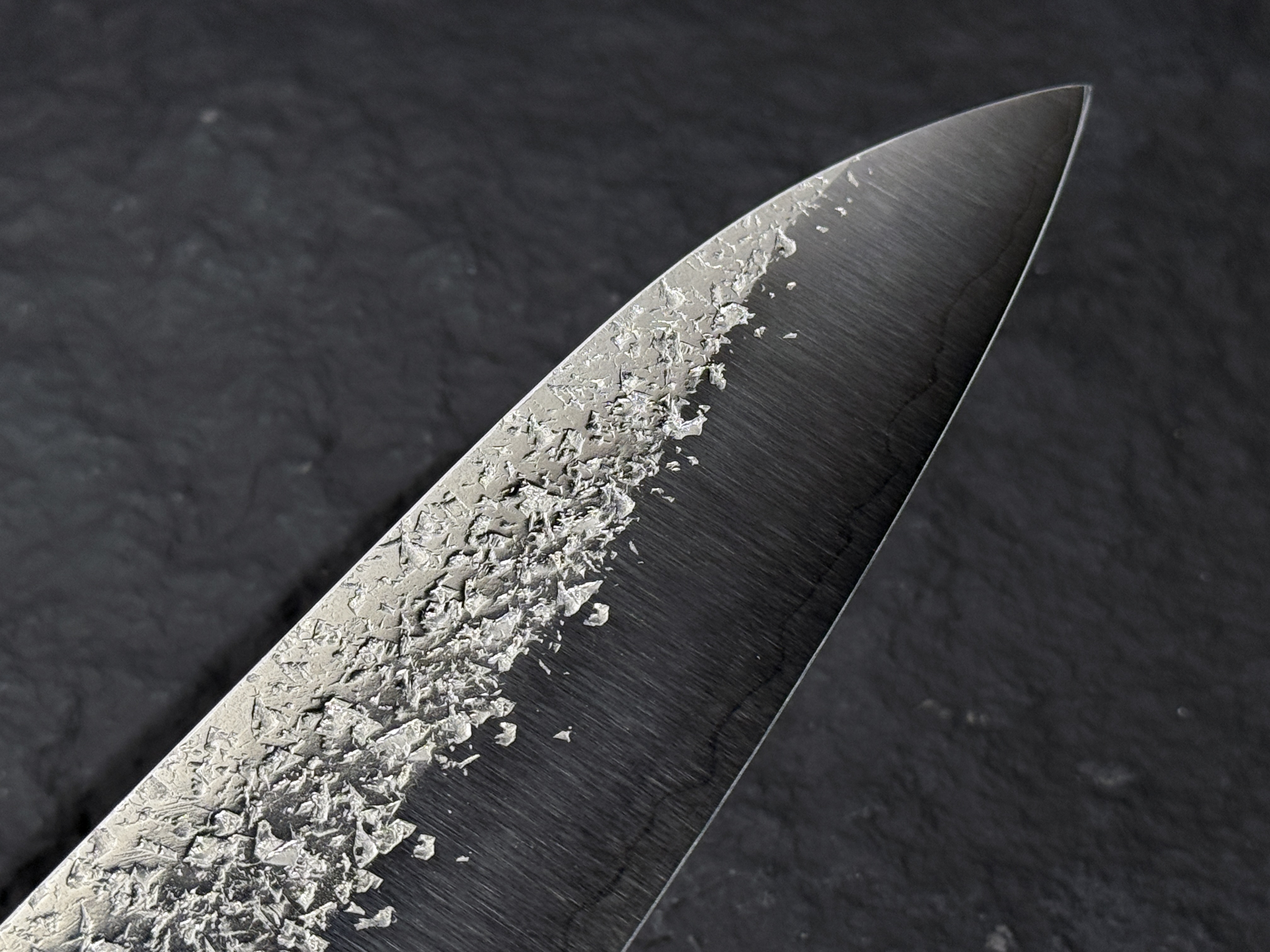 黑崎優SG2 雫牛刀紫檀柄