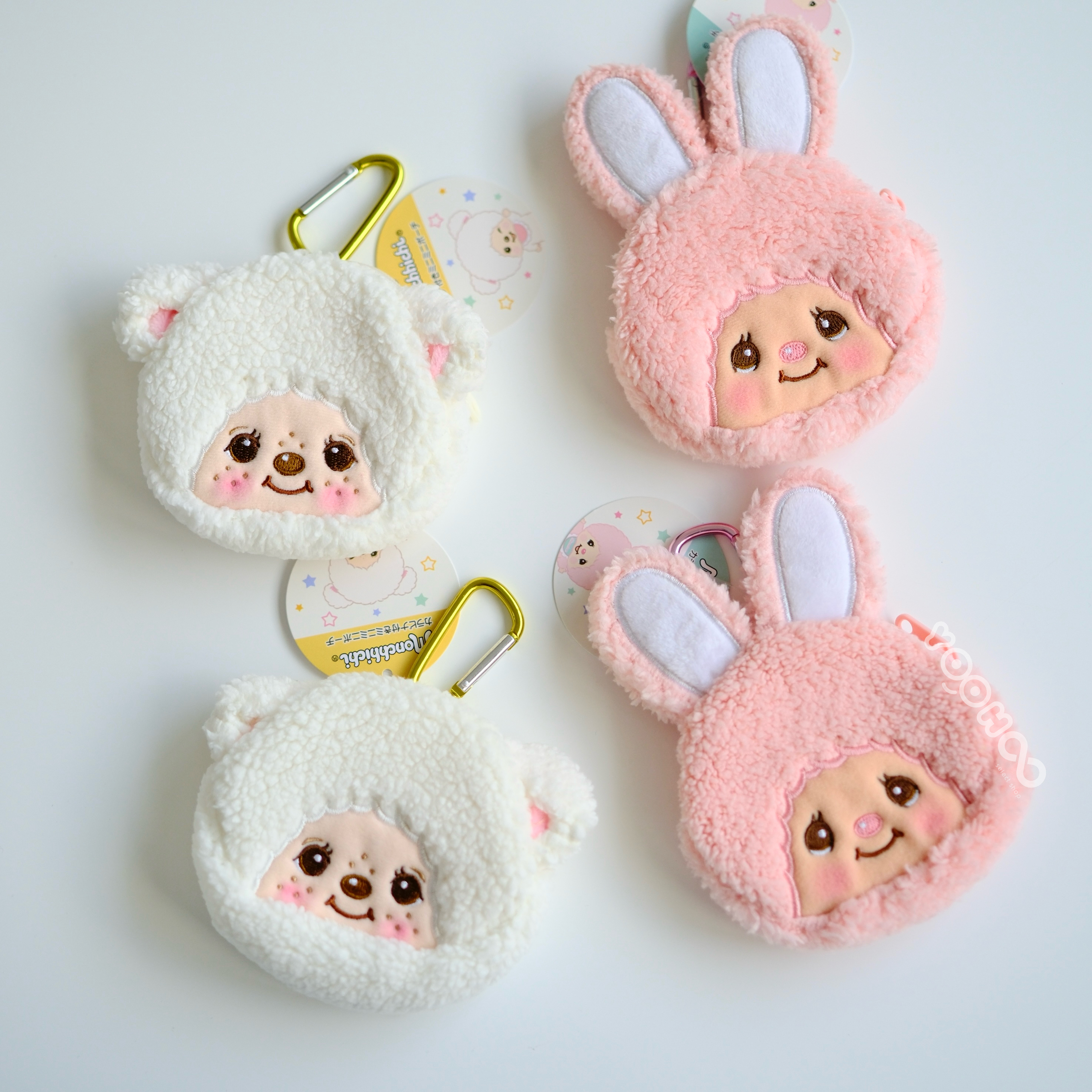 現貨┃Monchhichi 夢奇奇 登山扣零錢包