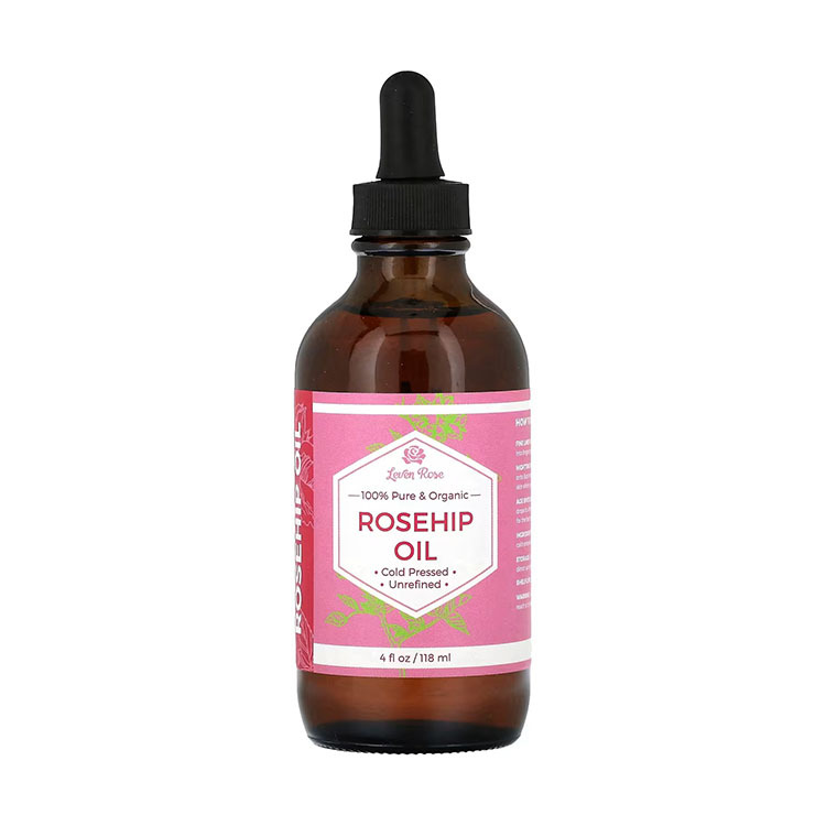Leven Rose, 100% Pure & Organic, Rosehip Oil, 1 fl oz (118 ml)