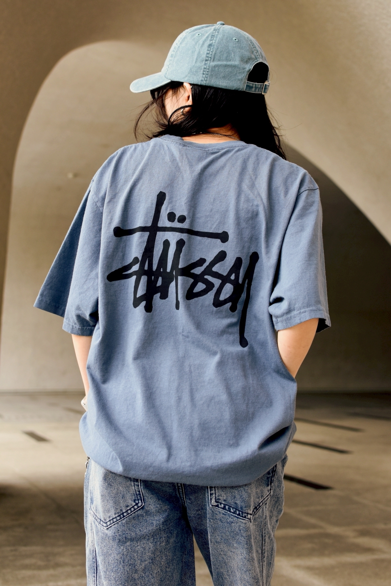 ☆ETW☆【EASY TO WEAR】STUSSY BASIC PIGMENT DYED TEE 經典 字體 水洗 短袖 短TEE 短T
