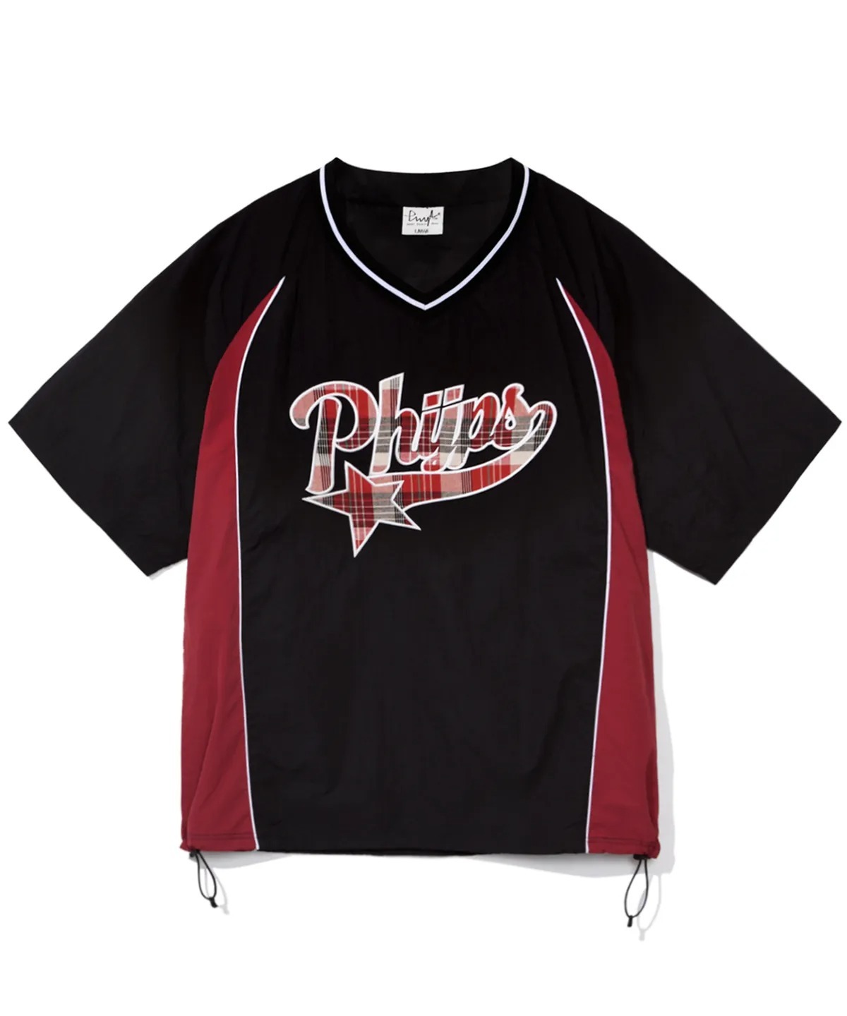 PHYPS NYLON CHECK TAIL LOGO SHORT SLEEVE