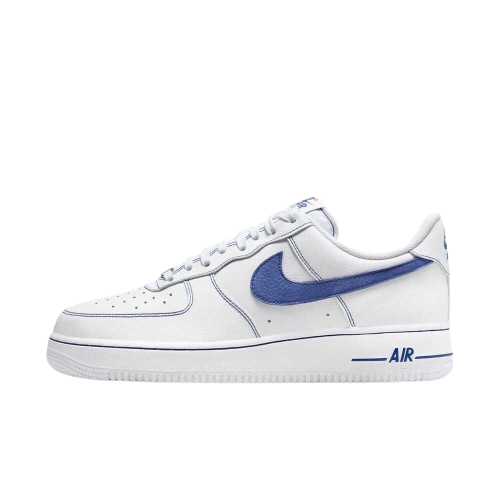 Nike Air Force 1 '07 Lv8 白藍 縫線 荔枝皮革 男鞋 HQ2037-100 IV