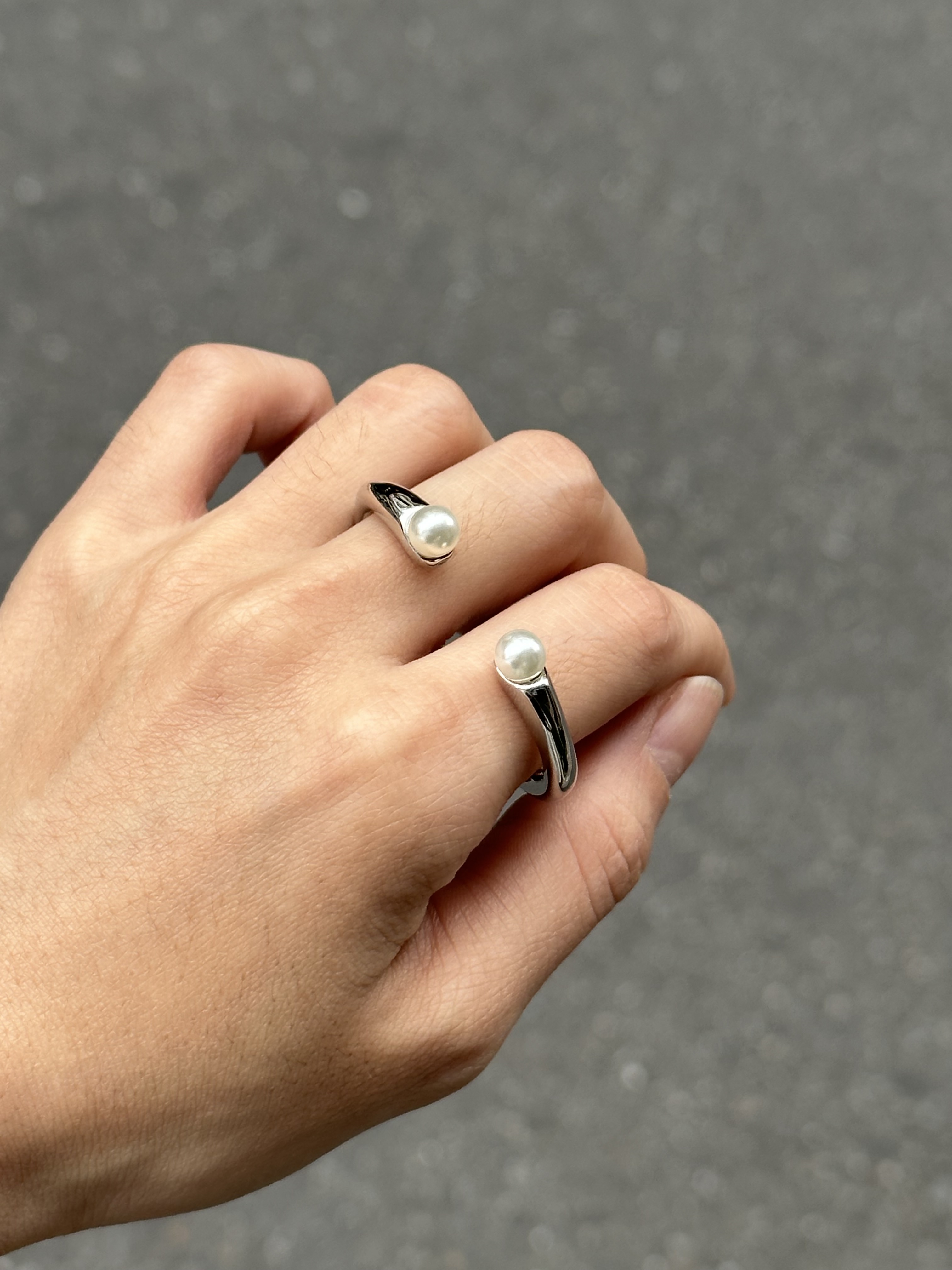 [Chouette Me.] Two finger ring | NO.133
