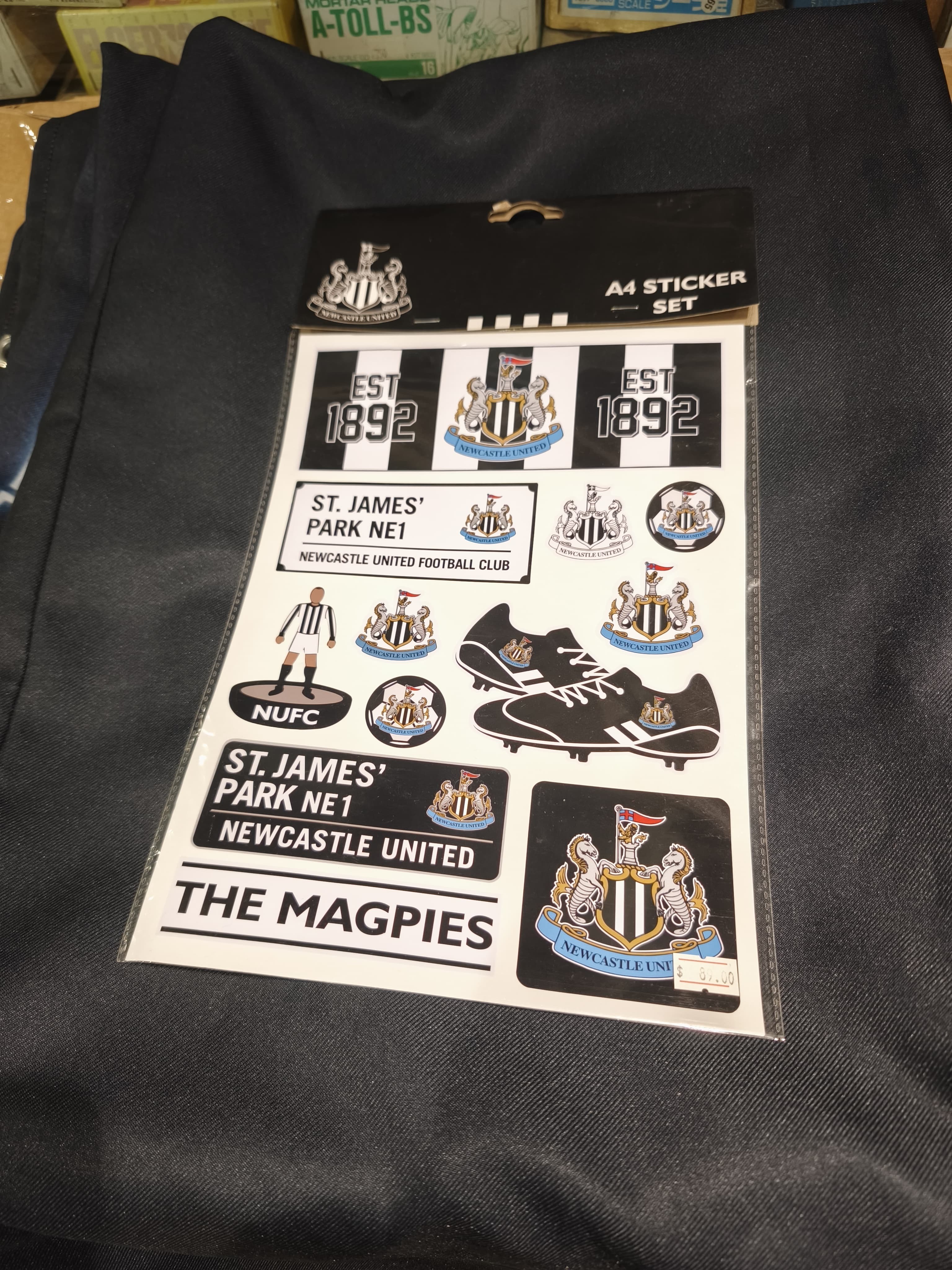 紐卡素A4貼紙套裝