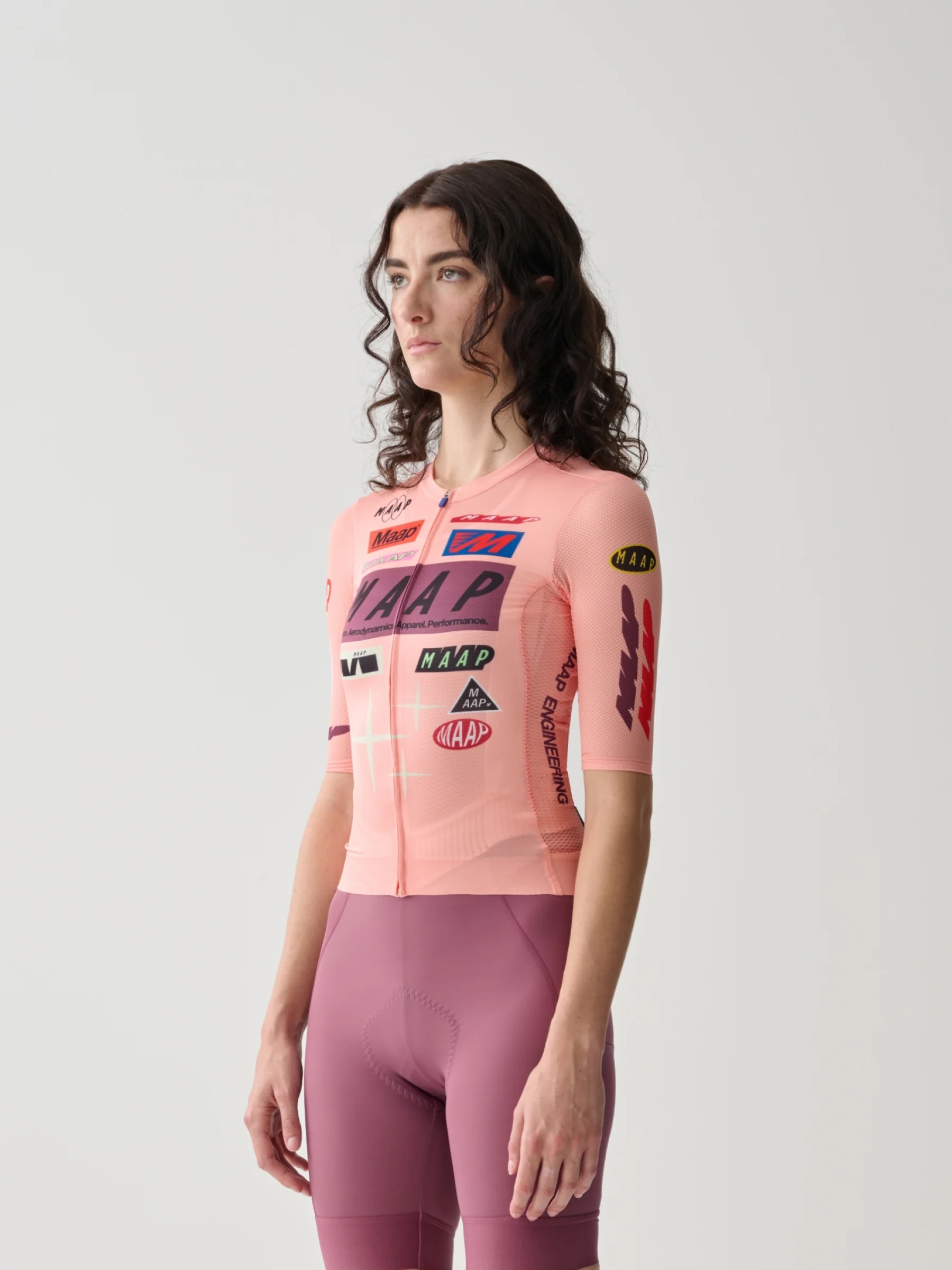 【MAAP】W's Drome Pro Air Jersey 3.0 女短車衣 / Peach 蜜桃橘