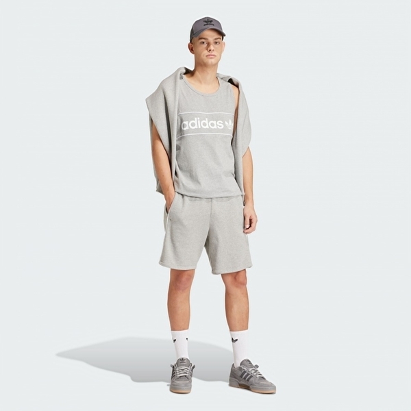 ADIDAS 背心 NY TANK 灰色 休閒背心 男 IR9342