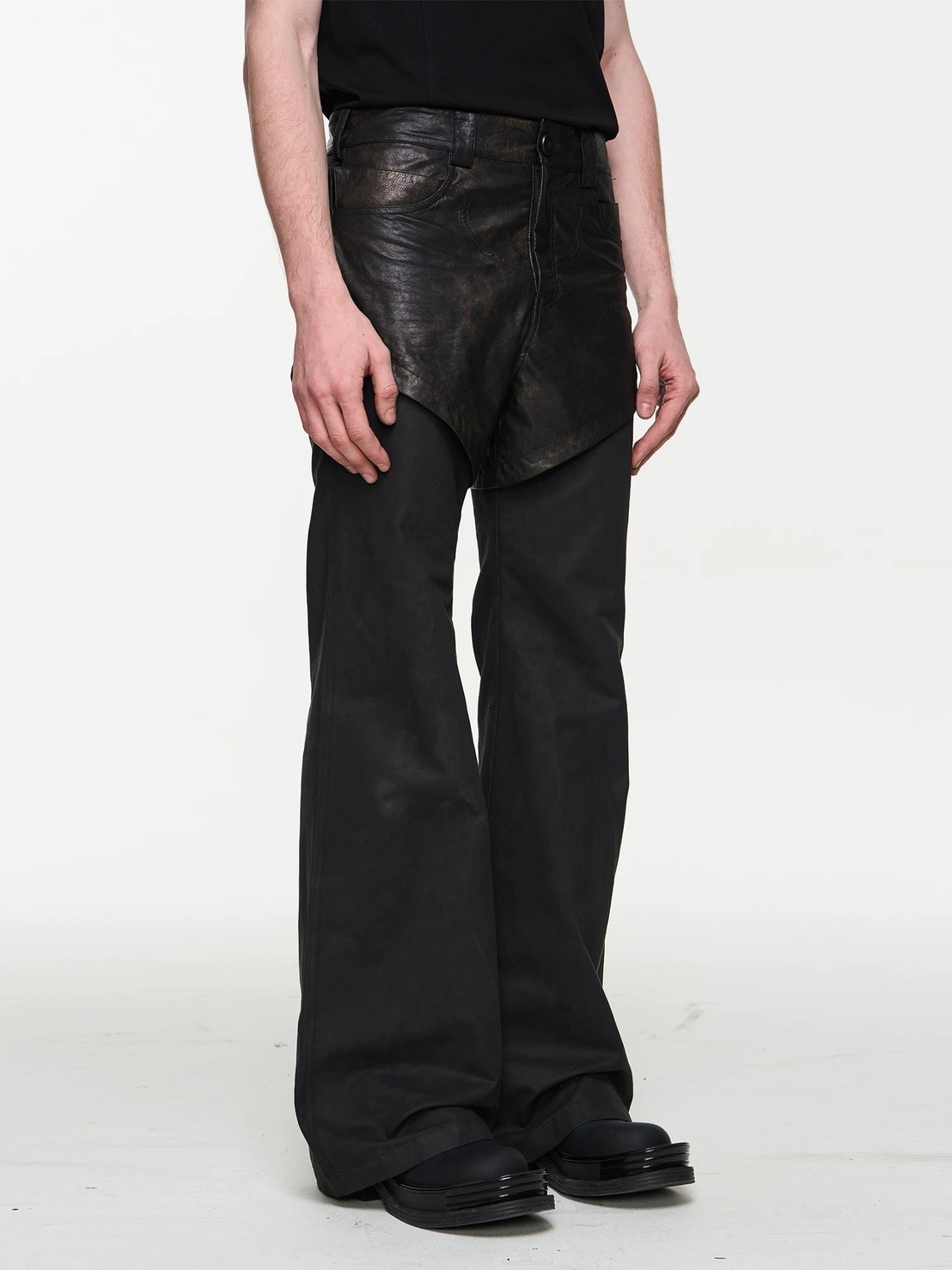 BLINDNOPLAN  雙層假兩件 疊穿百搭 休閒長褲