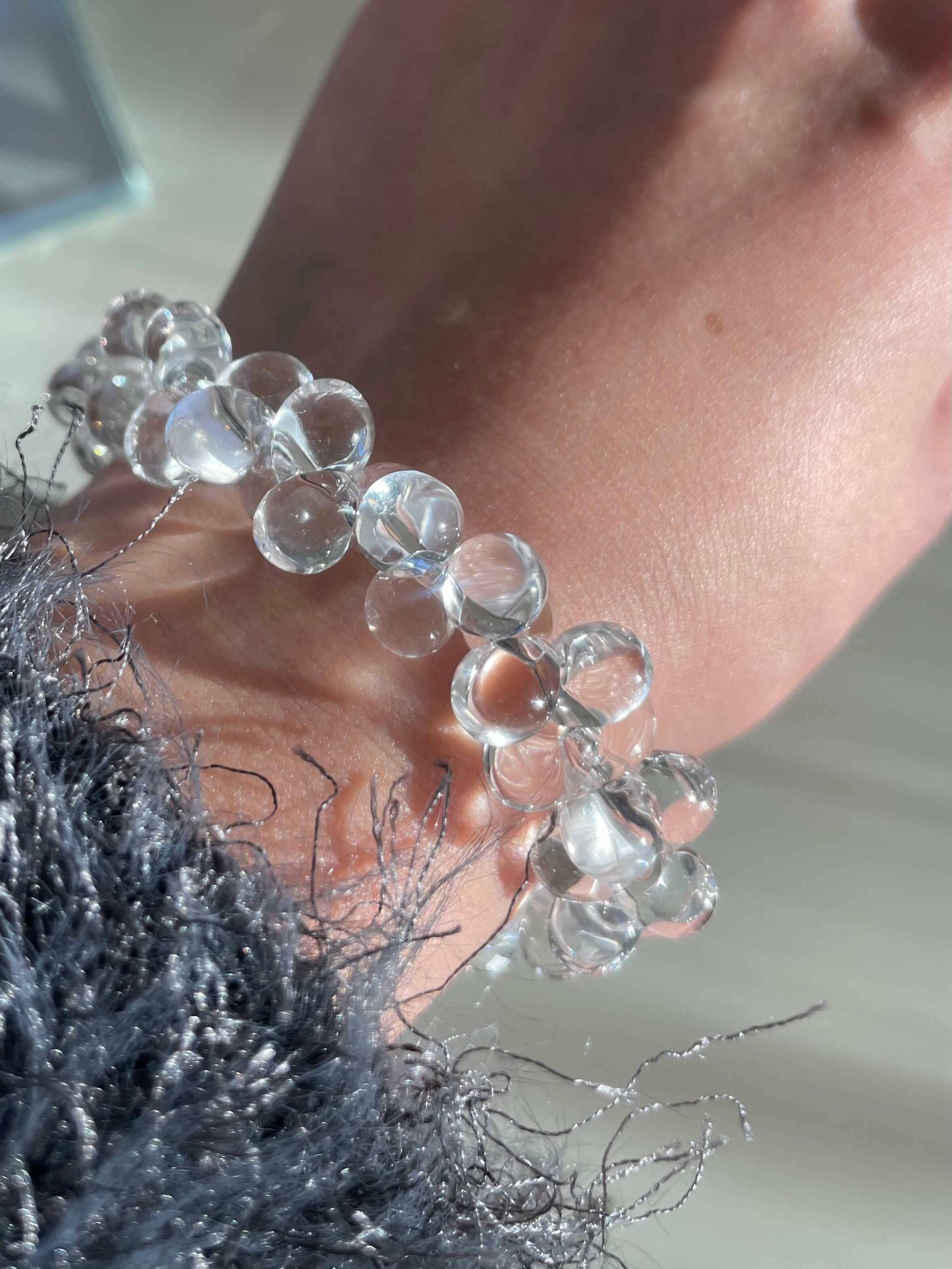 [Chouette Me.] clear drop bracelet | NO.165