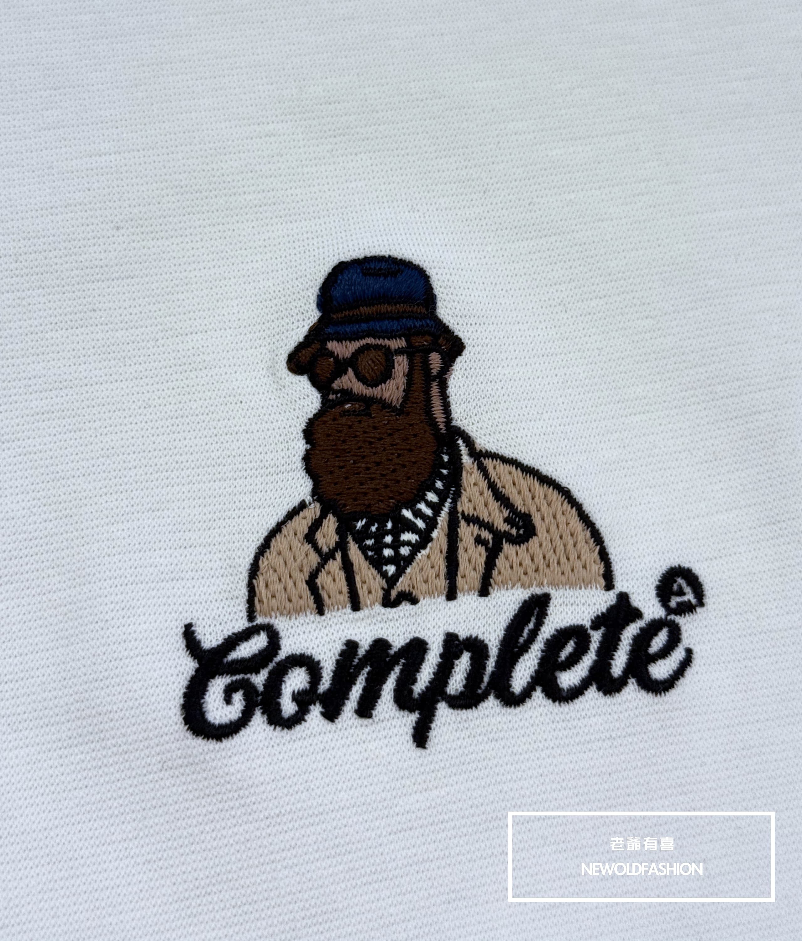 『新品上市』重磅紳士大叔短T(NOF2503N5008)-白