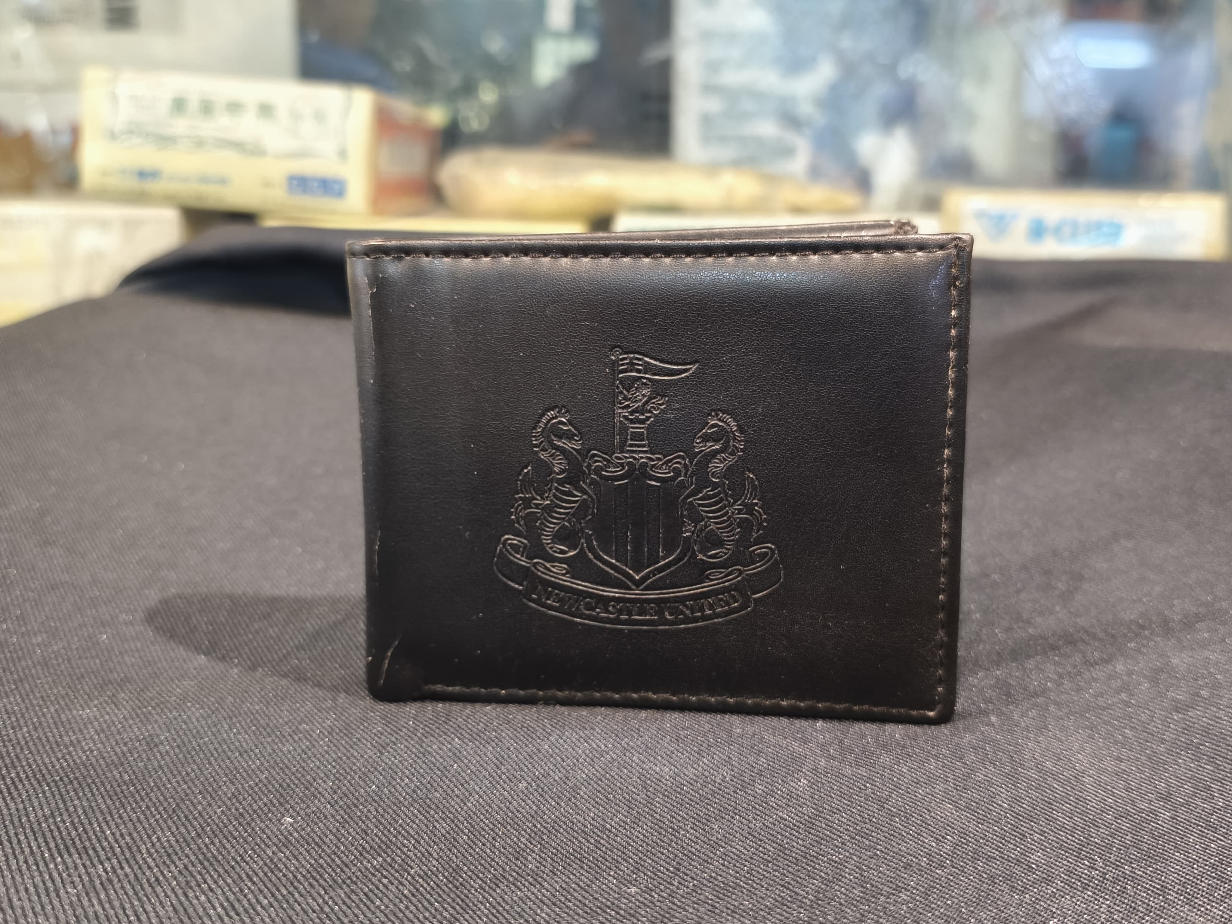 紐卡素皮革會徽銀包