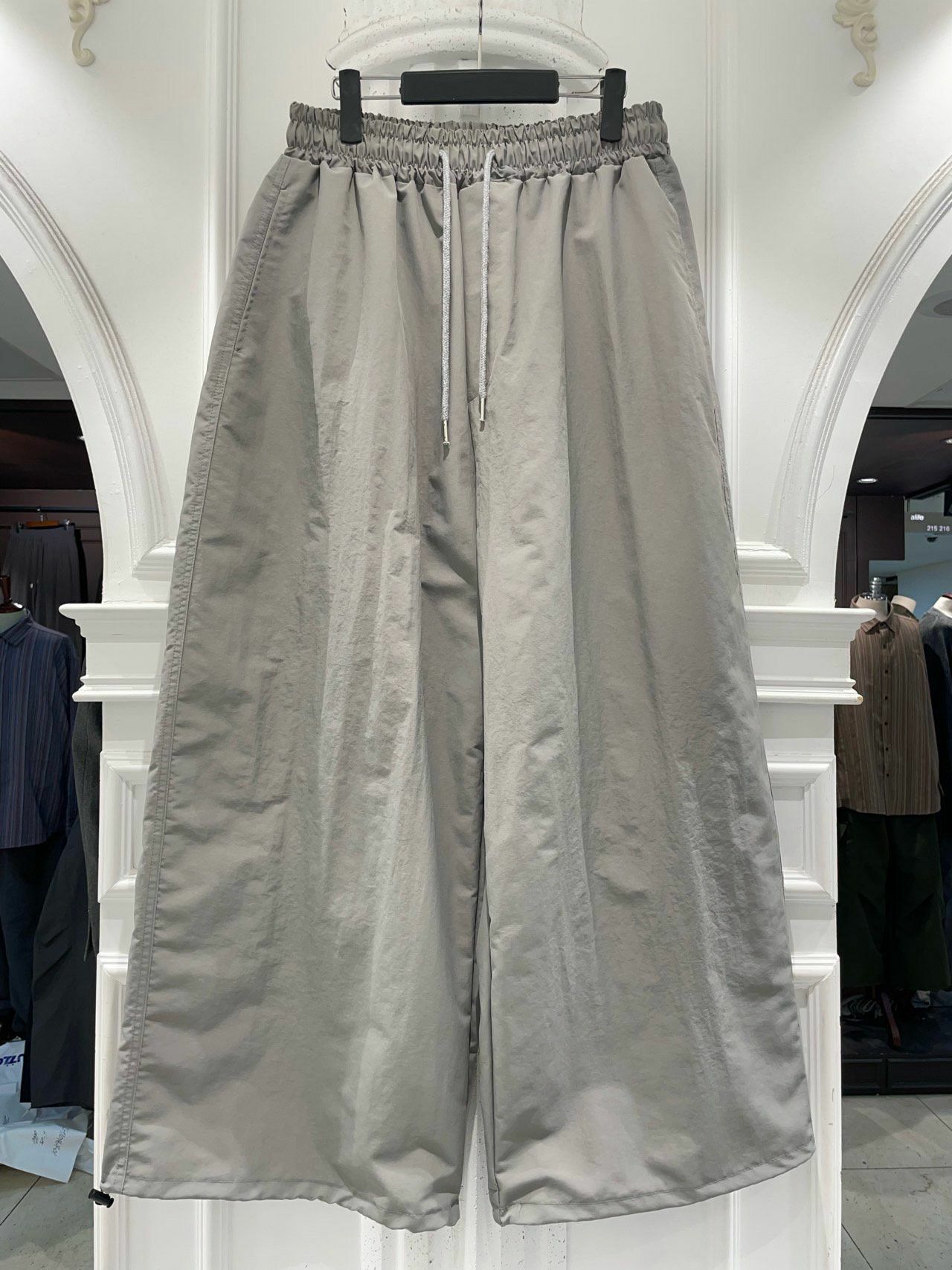 淨色可束腳鬆身褲 alife-036P