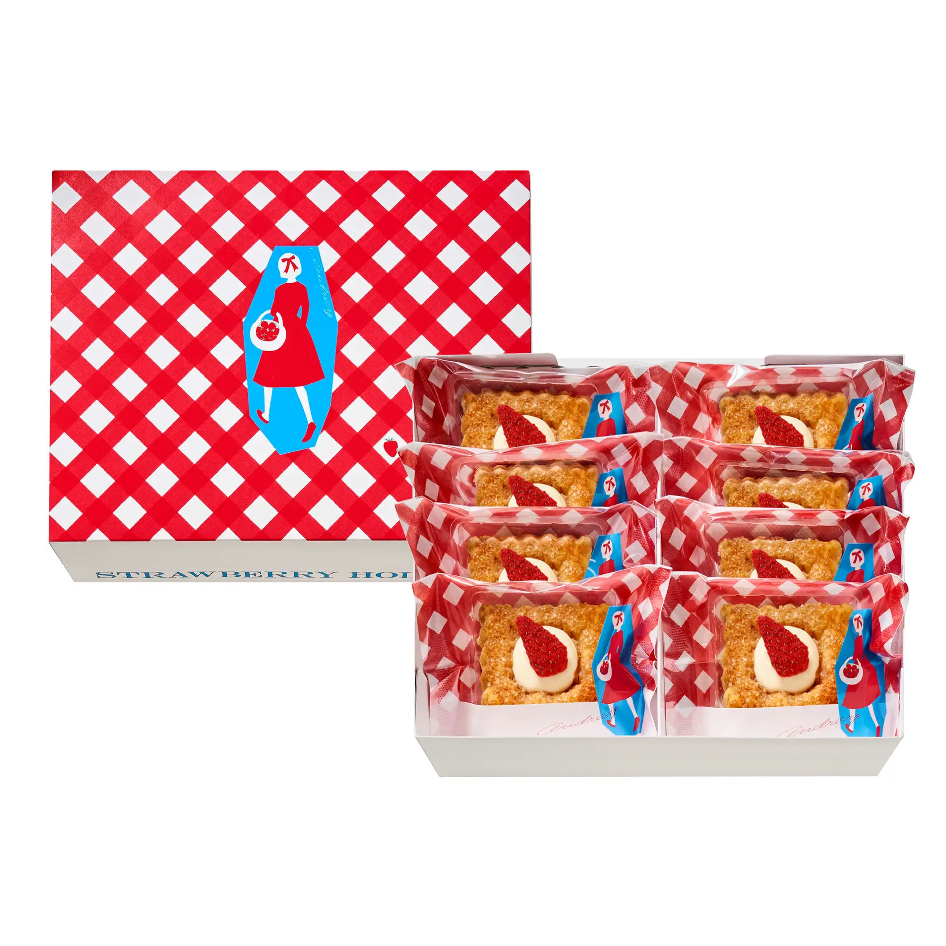 Audrey｜草莓白朱古力奶油酥餅