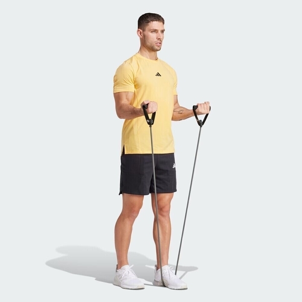 ADIDAS 短T D4T TEE 黃色 快排 機能 短袖 男 IS3818