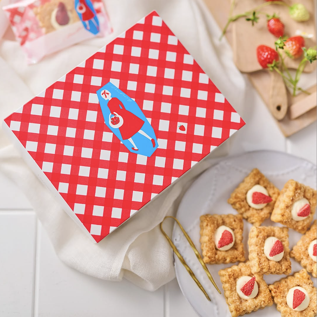 Audrey｜草莓白朱古力奶油酥餅