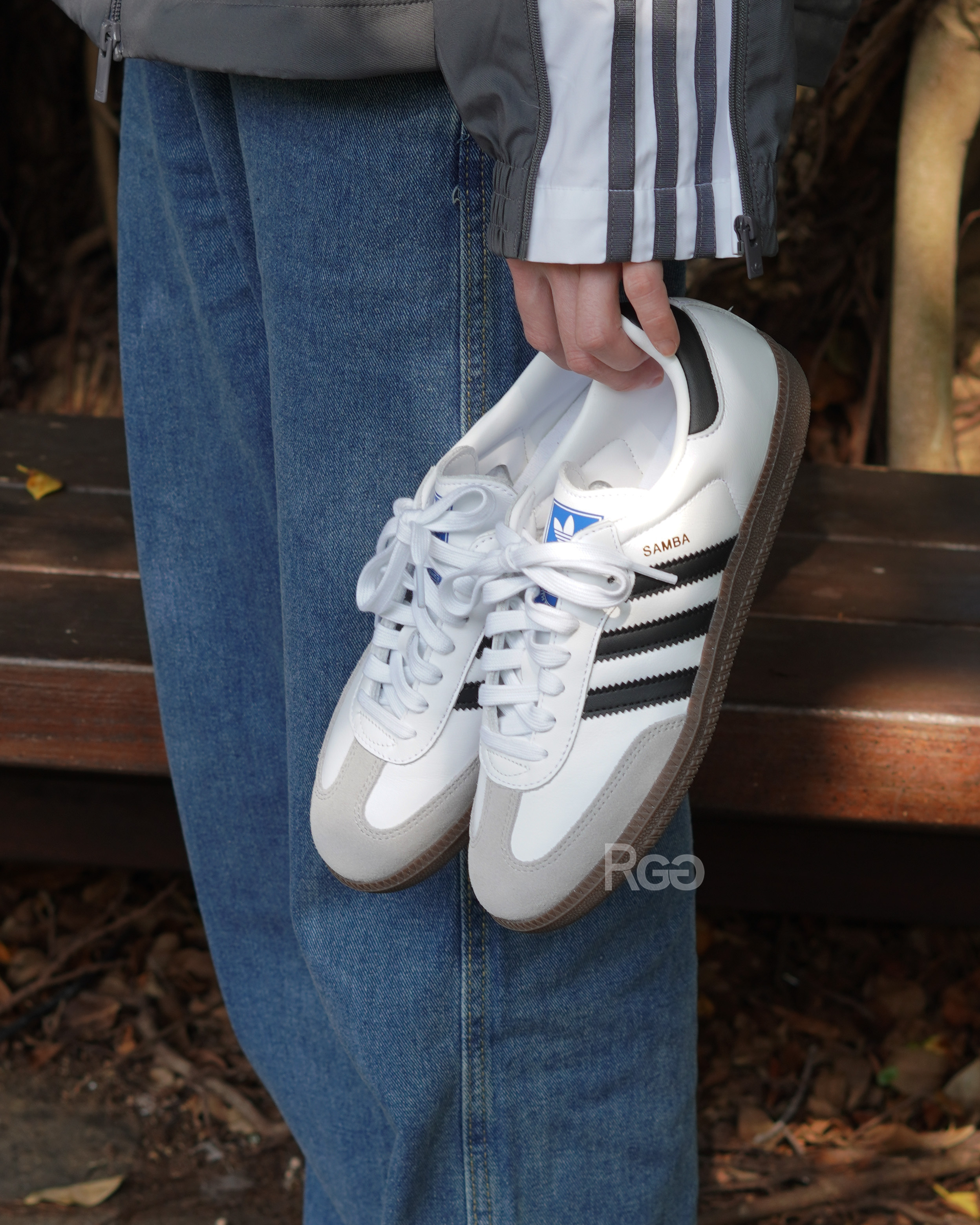 Adidas SAMBA OG 運動休閒鞋 德訓鞋 白色 (B75806)