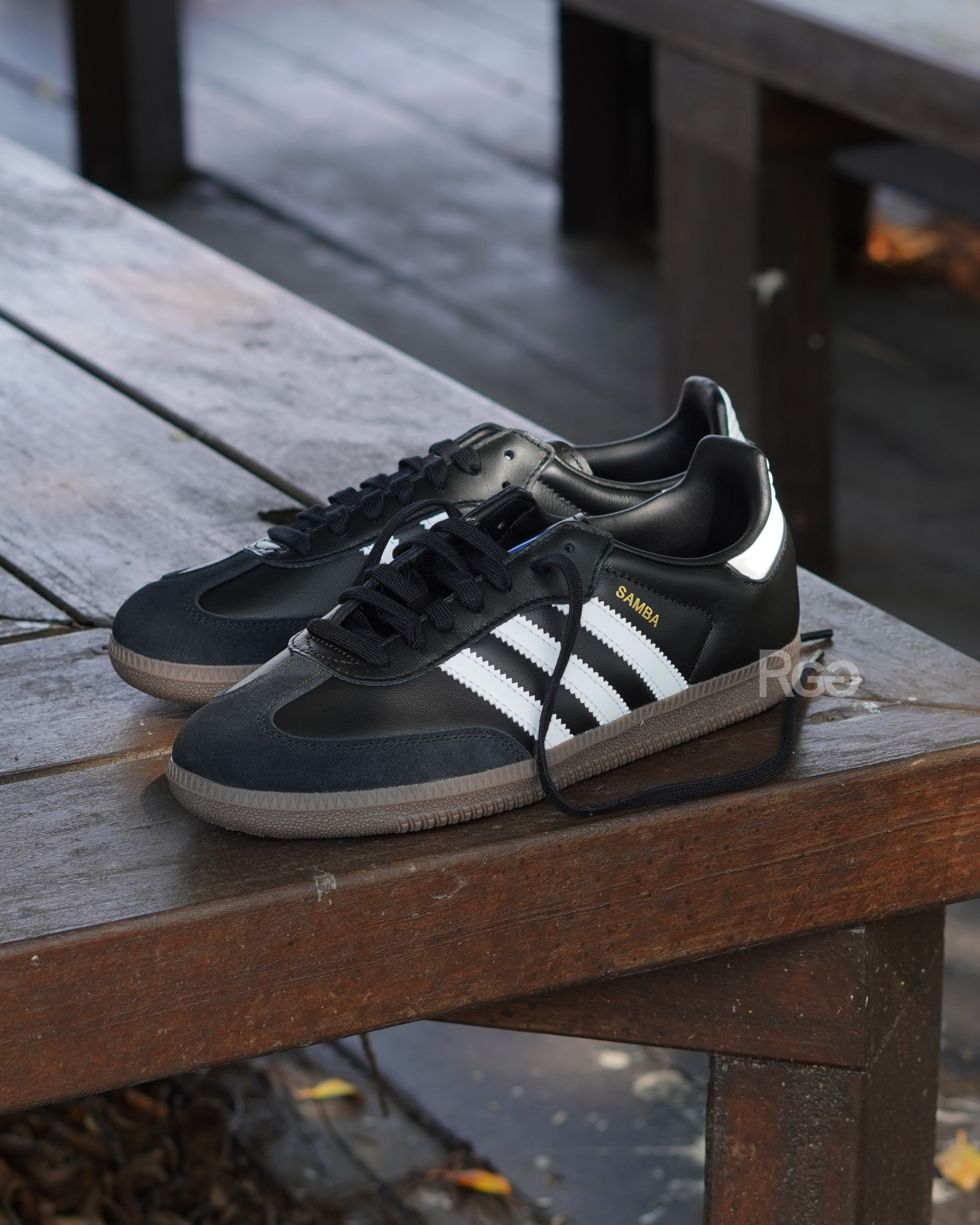 Adidas SAMBA OG 運動休閒鞋 德訓鞋 黑色 (B75807)