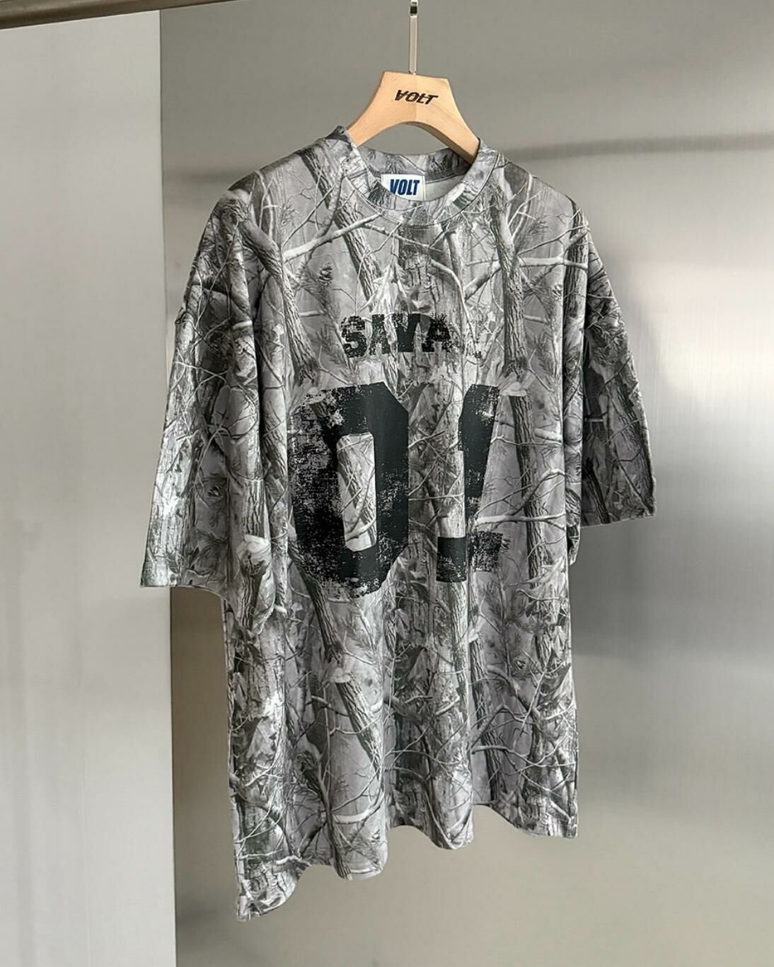 樹紋數字短袖Tee VOLT-087T