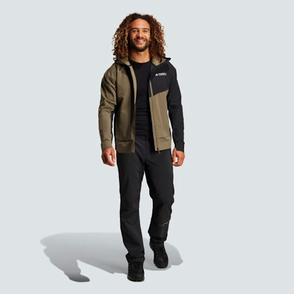 ADIDAS 外套 MT SOSH JA 棕綠黑 機能 運動外套 男 IX1488