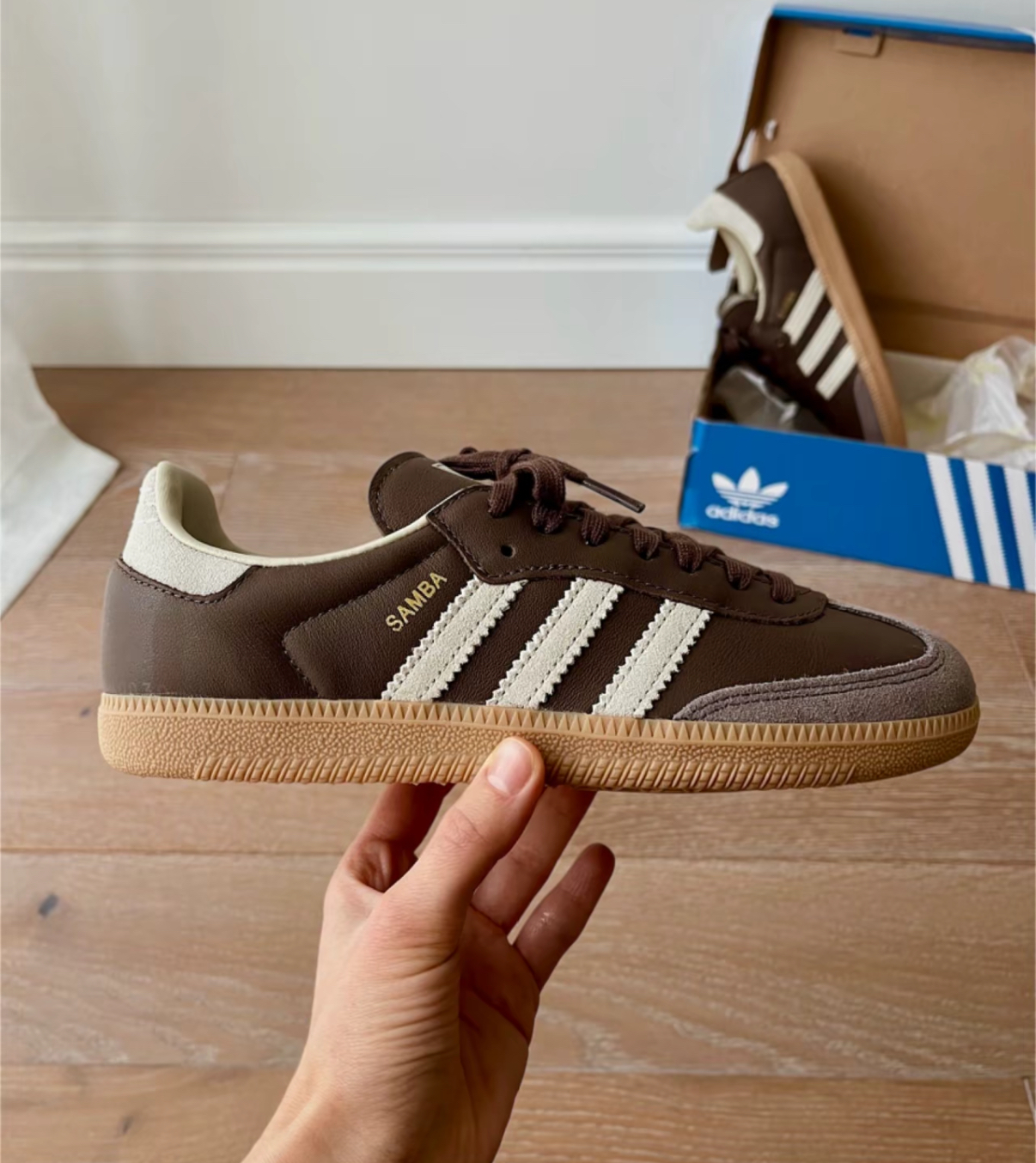 ADIDAS SAMBA ORIGINALS 可可棕 ID1481