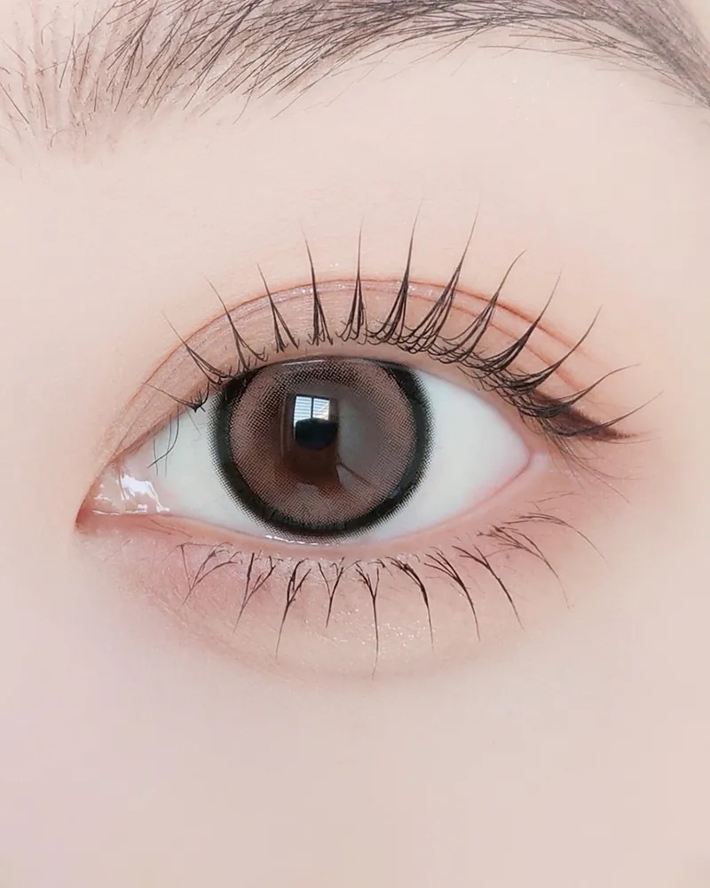 [月拋]LensVery Silhouette 1 MonthHot Choco 卡布奇諾｜彩妝隱形眼鏡｜每盒2片