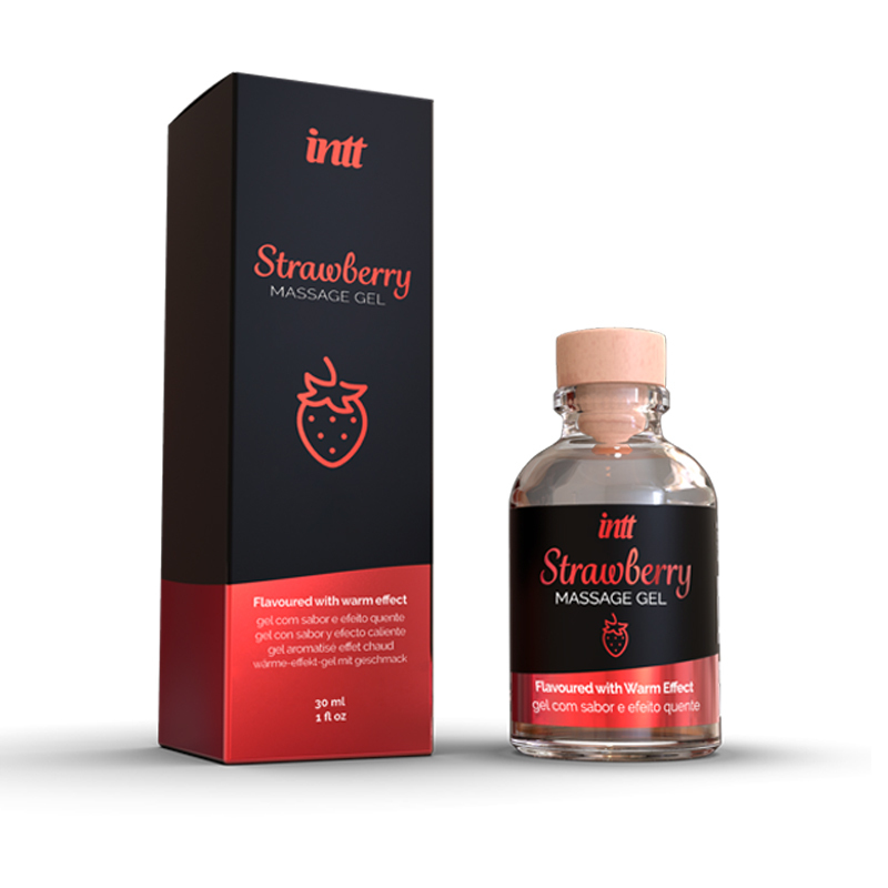 intt - MASSAGE GEL KISSABLE Strawberry 30ml
