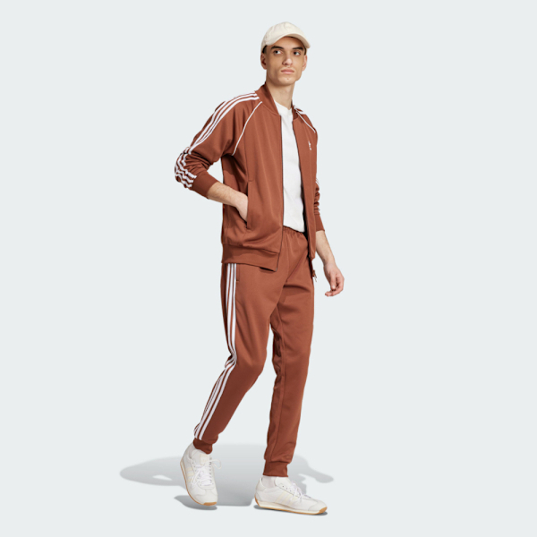 ADIDAS 外套 SST TT 咖啡色 三葉草 經典 復古外套 男 IY9855