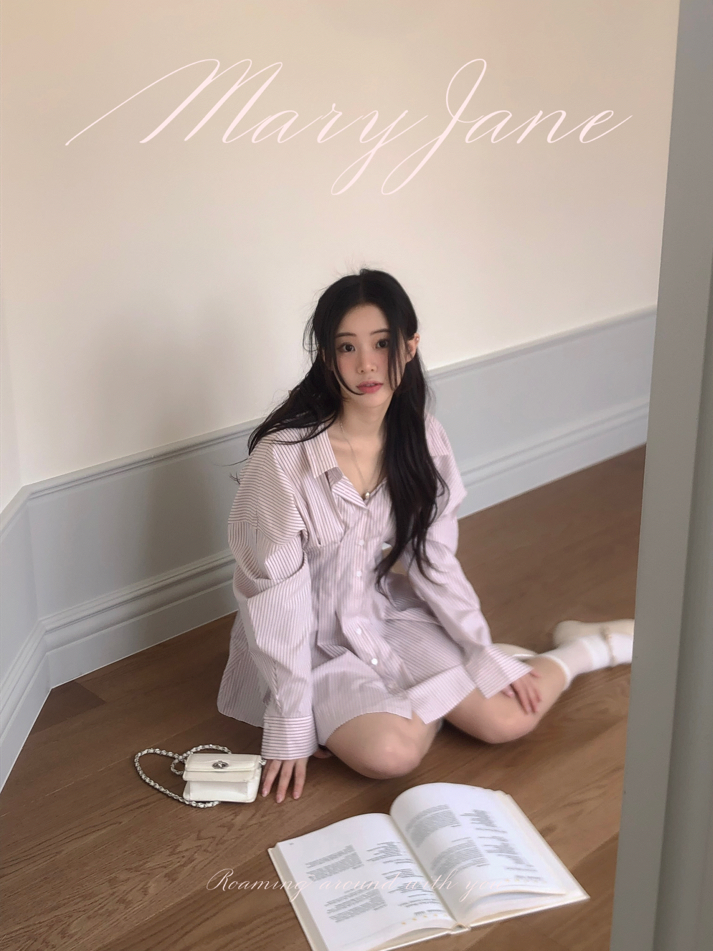 ［48h快速出貨⚡］MARYJANE 巴黎午夜琉光微方頭瑪莉珍鞋