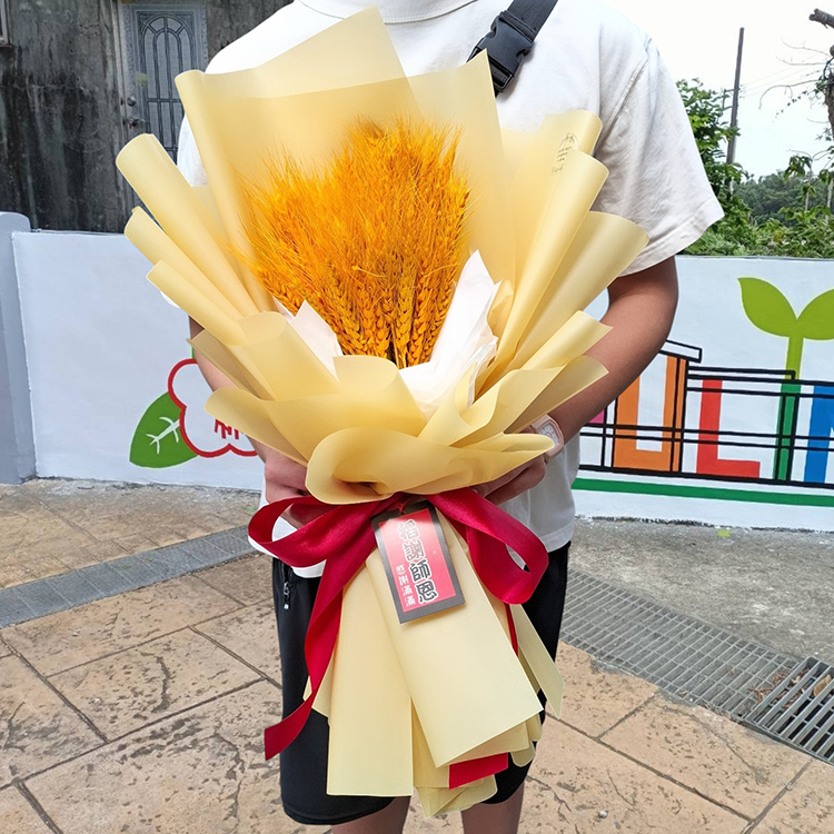 大麥稻謝師恩花束,感謝老師花束,道謝師恩花束,畢業花束,送老師花束,感謝老師花束,大麥花束,大賣花