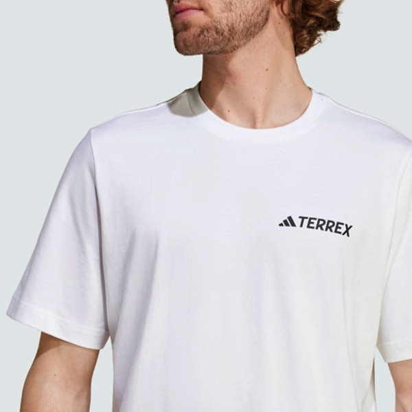 ADIDAS 短T TX MOUNTAIN TEE 白色 聯名款 運動 短袖 T恤 男 IZ0465