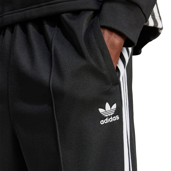 ADIDAS 長褲 BAGGY TP 黑 三葉草 三線 休閒寬褲 男 IZ4801