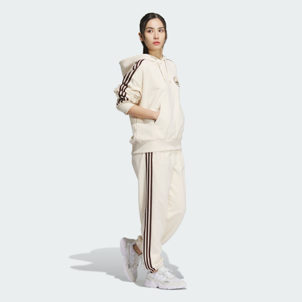 ADIDAS 長褲 SPO JOGGER 米色 復古 三線 休閒長褲 女 JC6855