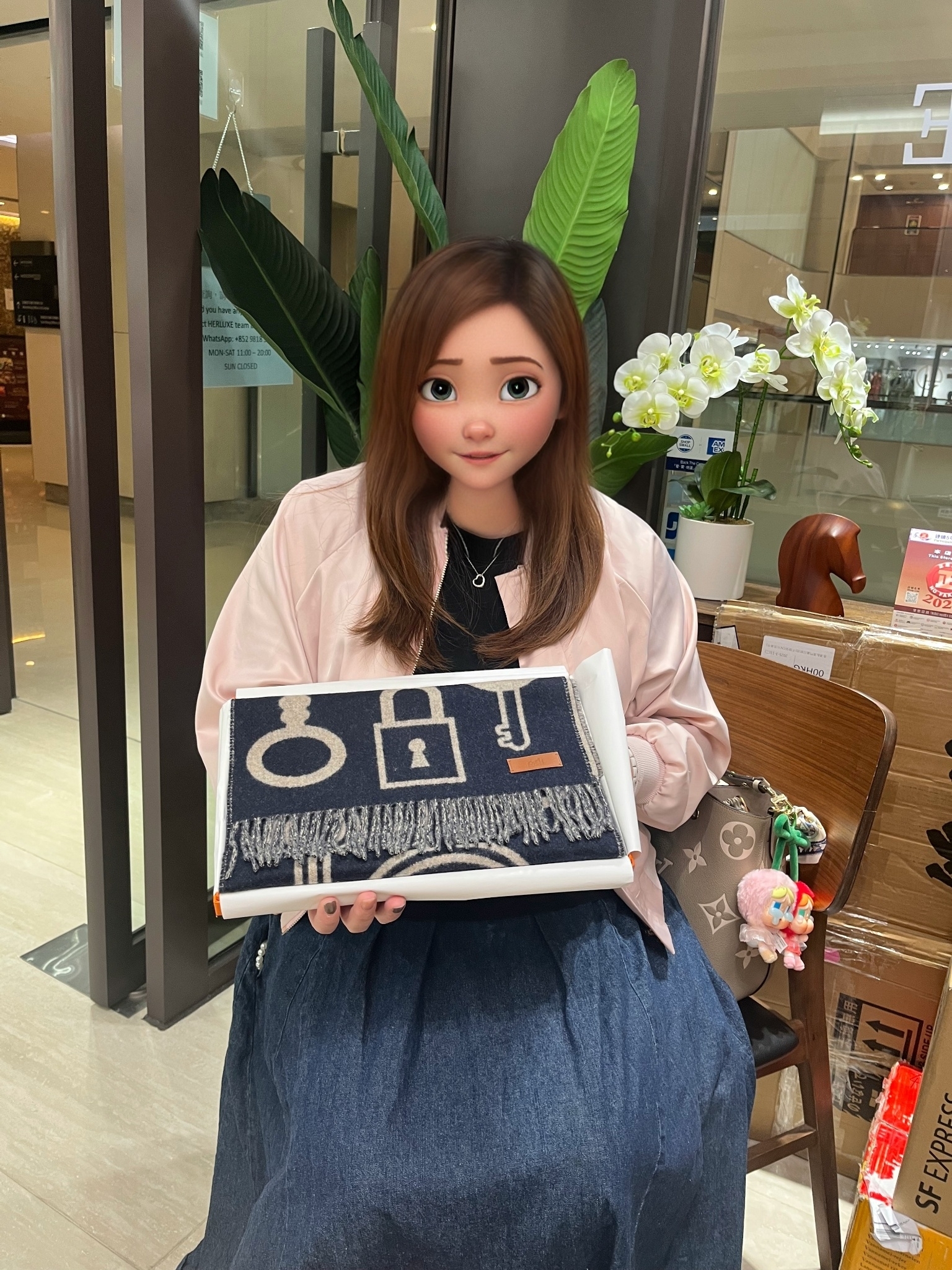 15/3/2025購買【感謝支持】 靚靚爽快購買藍色鎖匙圍巾 非常喜歡👍🏼 多謝你嘅支持🥰