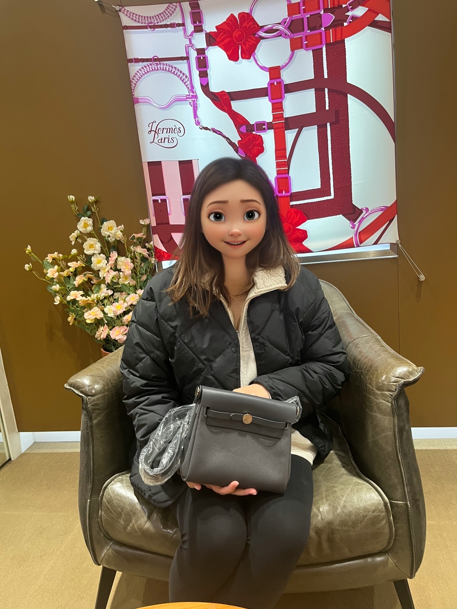 17/3/2025購買【感謝支持】 熟客靚靚再來復購✌️ 今次爽快抱走herbag mini 石板灰🪙同限定版Labubu😍 因為有現貨選擇我哋👍🏼 感謝你一直以來嘅信任與支持🫶